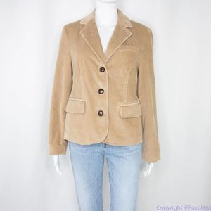 L.L. Bean Tan Corduroy Blazer